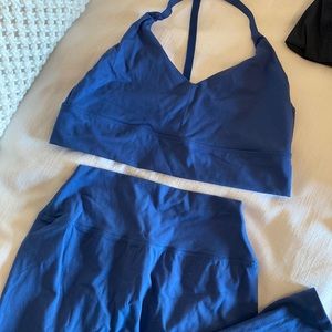 Blue Alphalete matching set